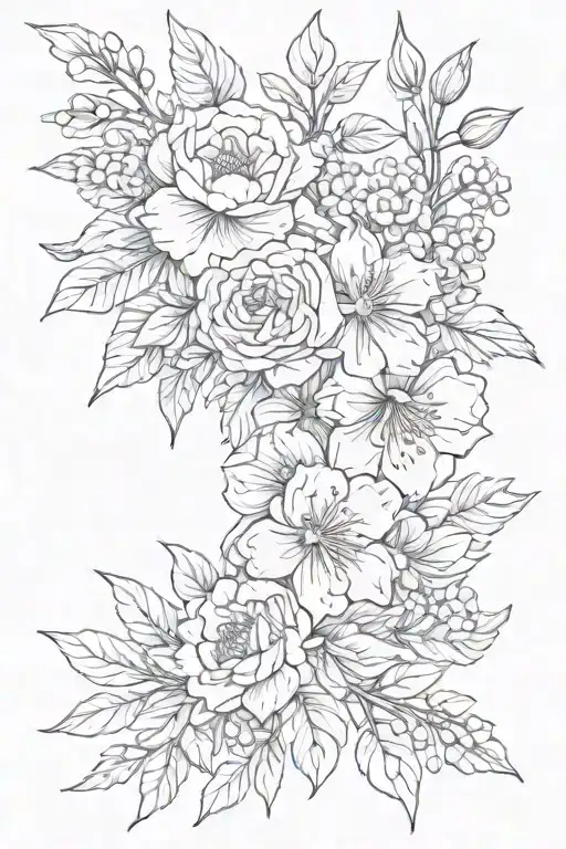 Birth Flower Bouquet