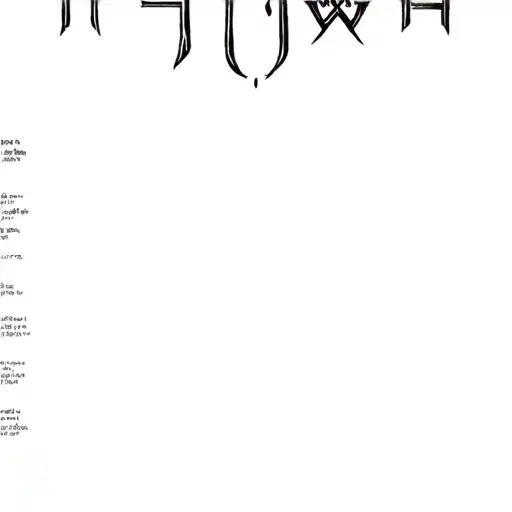 Vertical Lettering Of Yhwh For Forearm