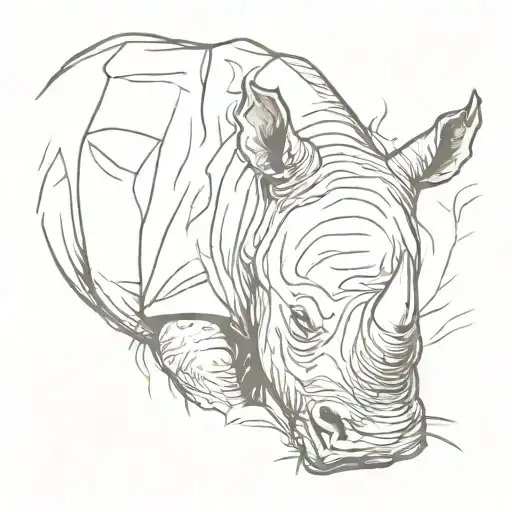 Girlish Rhino Dainty Simple Small