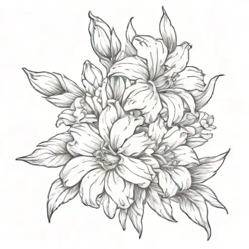 Daisy & Gladiolus Flowers