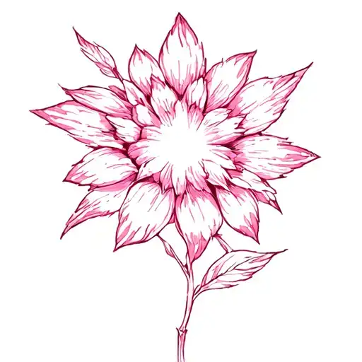 Star And Pink Blooming