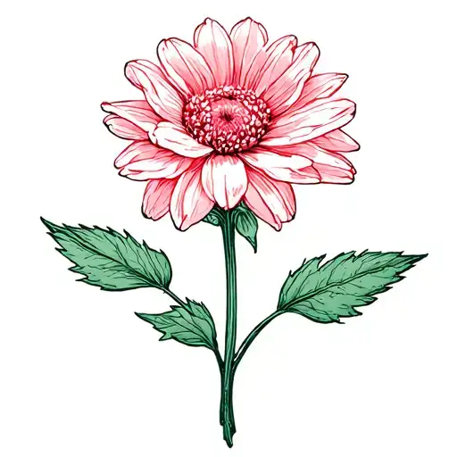 Simple Single February Birth Flower