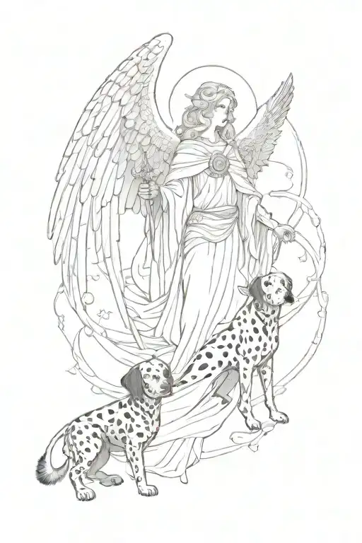 Angel And Dalmatian God