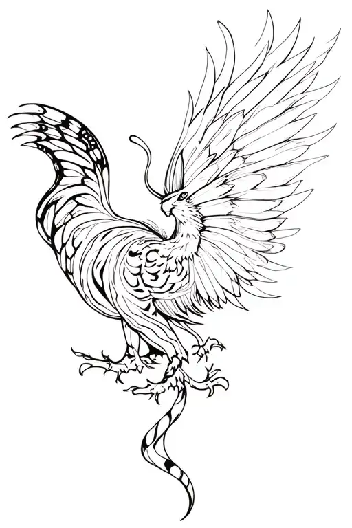 Butterfly Tiger Phoenix