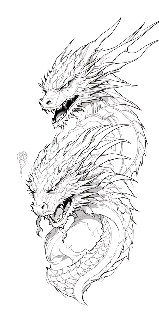 Dragons And Samurai Warrior And Jesus