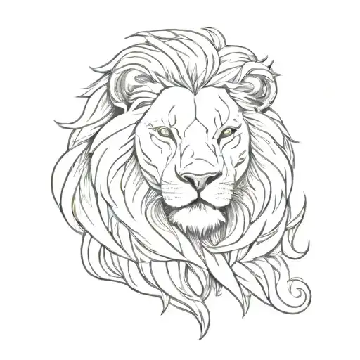 Lion Tattoo Small Sweet