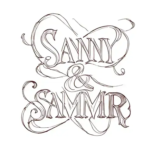 Two Word Sanny And Samyr