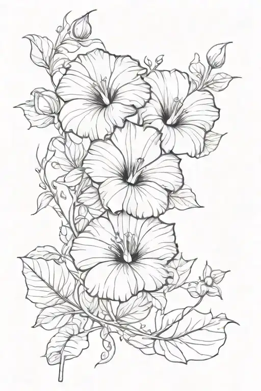 Morning Glory Fine Line