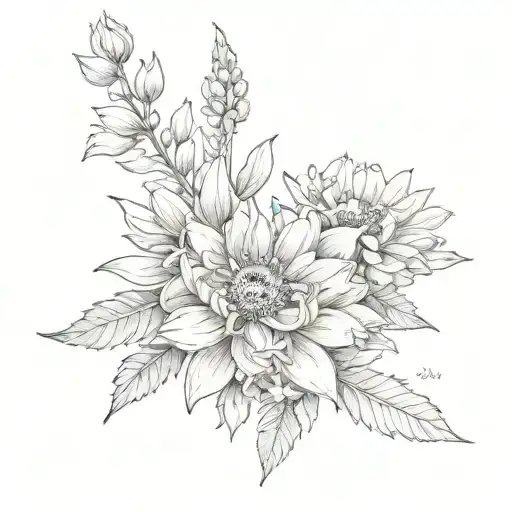 Daisy And Aster Human Spine Tattoo Fine Line Dainty