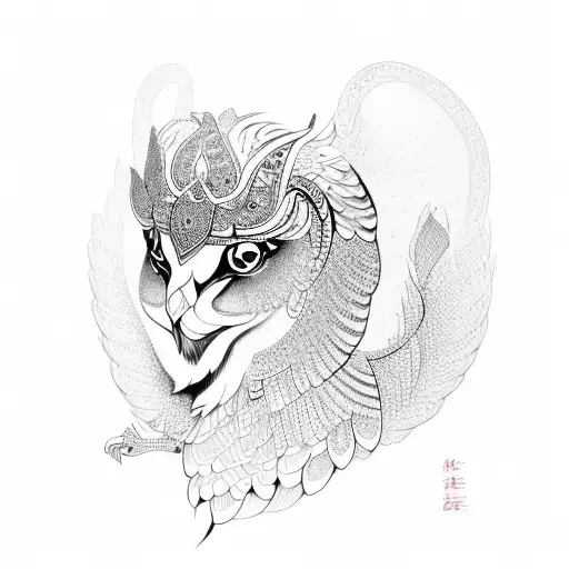 Persian Mythical Bird