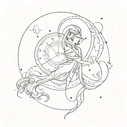 Constellation Virgo And Capricorn Stars