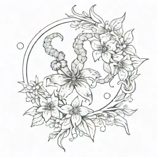 Scorpio Stars Flowers