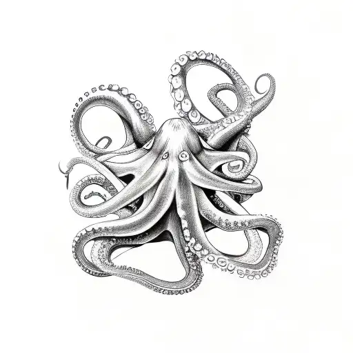 Realistic Octopus Shoulder