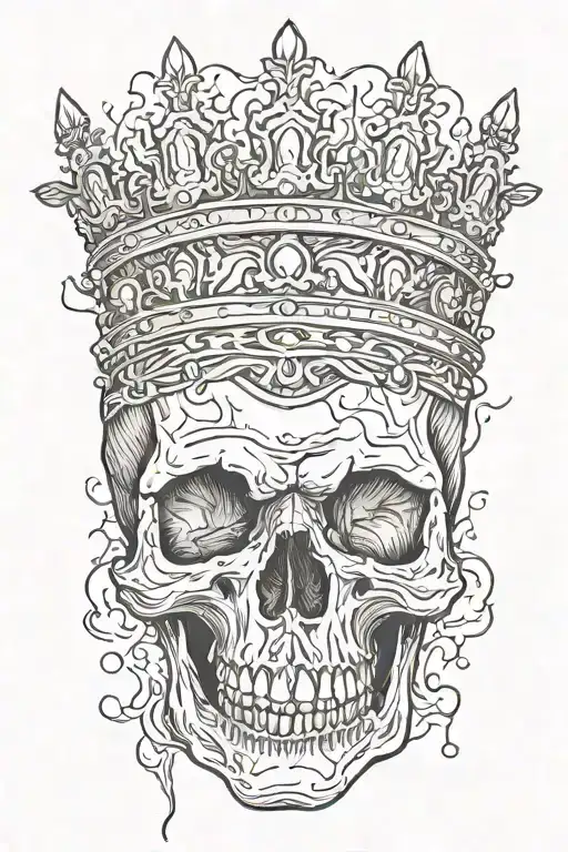Skull Bleeding With Crown