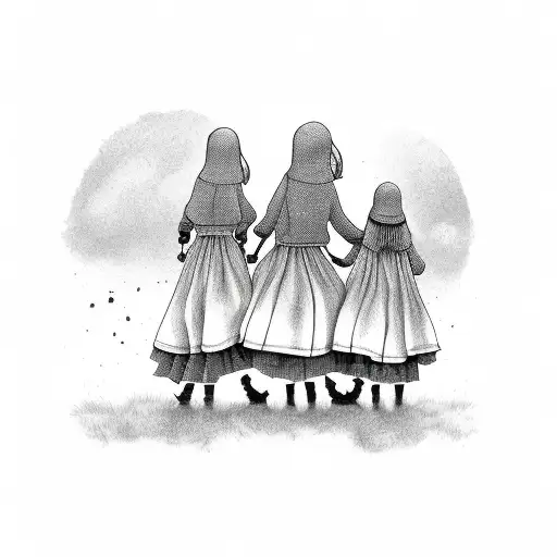 Three Sisters With One Small Brother