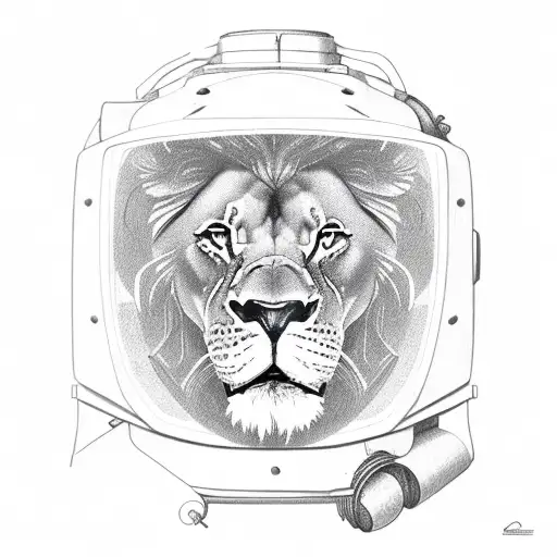 Lion Leo Commercial Diving Helmet