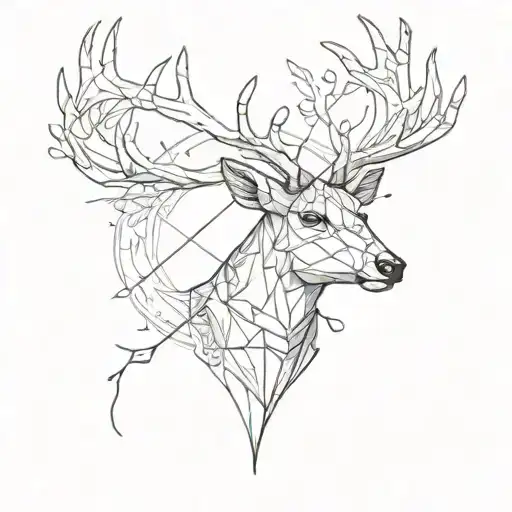 A Deer With A Bow And Arrow