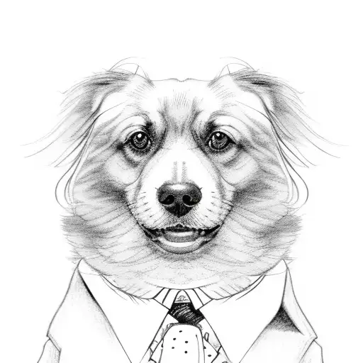 Dog In Suit
