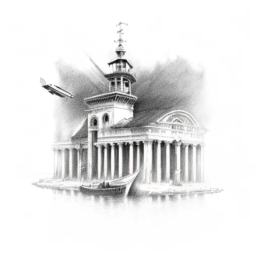 Merchant Marine With Roman Numerals