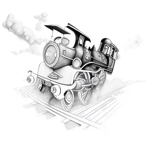 Combines Rock Music And Trains