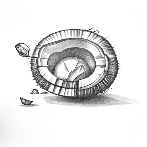 Female Coconut With Arms And Legs