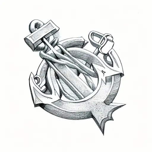 Anchor With A K Over It