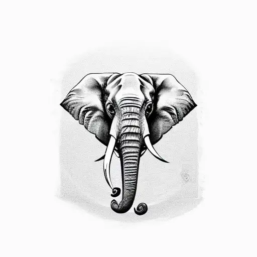 Elephant Cranium Skeleton