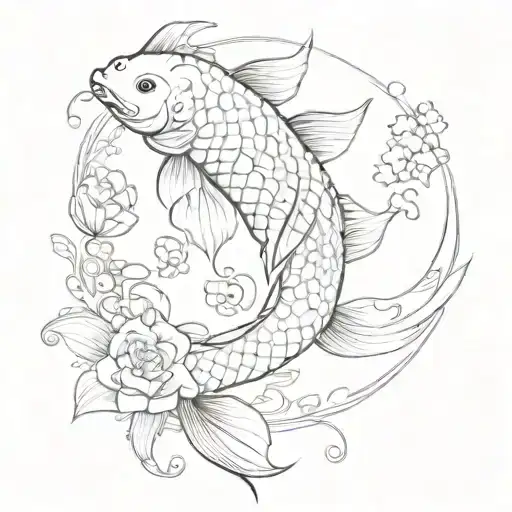 Koi Fish Crescent