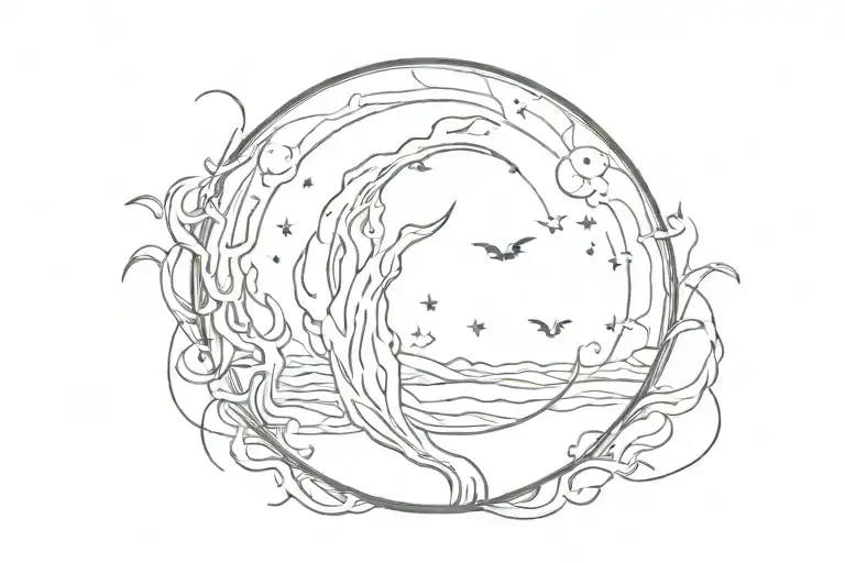 Spooky Halloween Moon