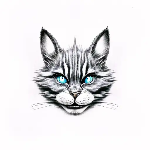 Alice In Wonder Land With The Cheshire Cat