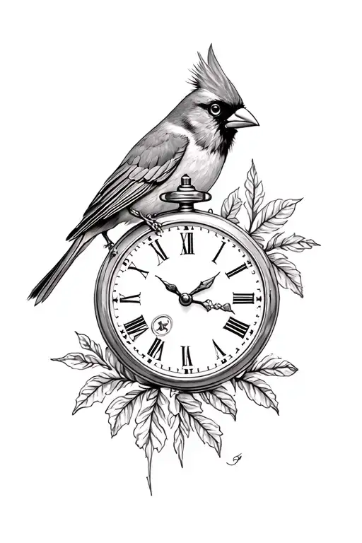 Cardinal And Pocket Watch