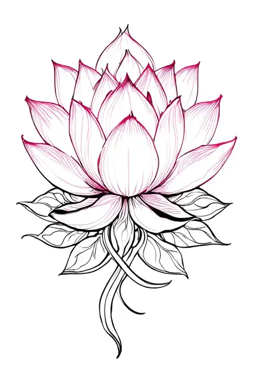 Lotus And Lace Design