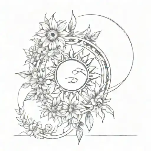 Sun And Moon Skyrim Flowers And Baltic Dymbols