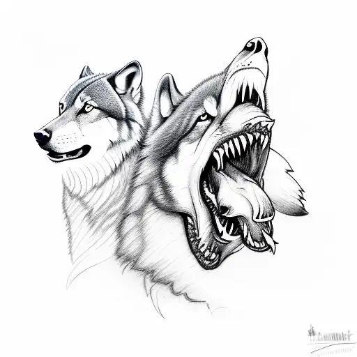Wolf With Teeth
