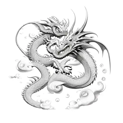 Dragon Out Of Coulds