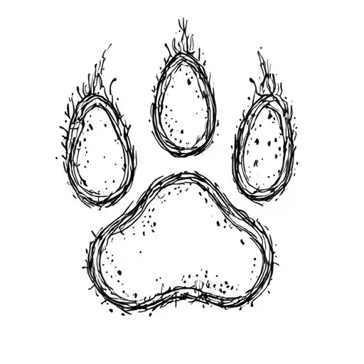 Dog Paw Print