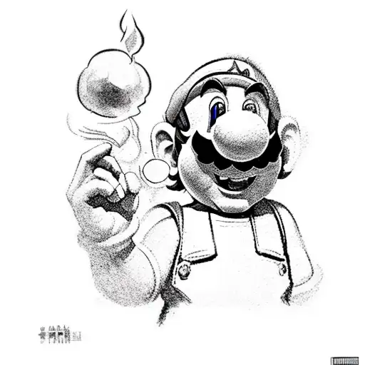 Mario And Lugi Smoking Joints