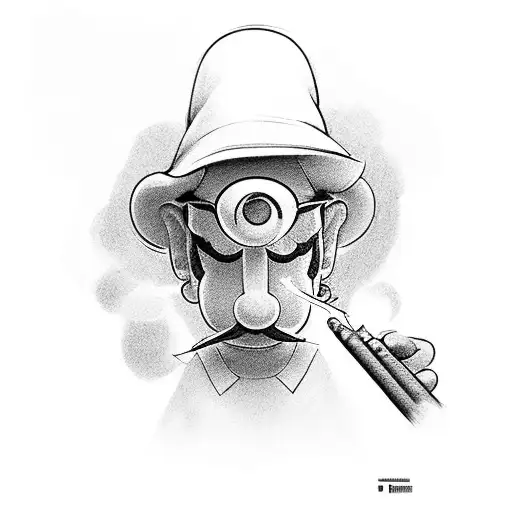 Mario And Lugi Smoking