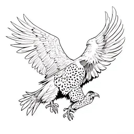 Eagle Will Have Writing On Its Feet And Double Headed Eagle And Leopard