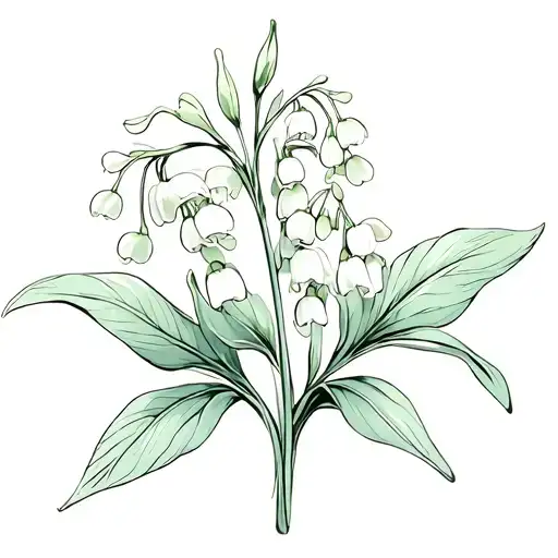 Dainty Lily Of The Valley Flowers