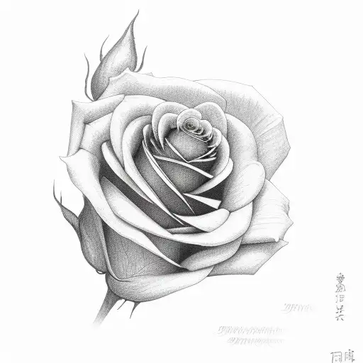 Rose With Names On The Petal Kiera And Kai