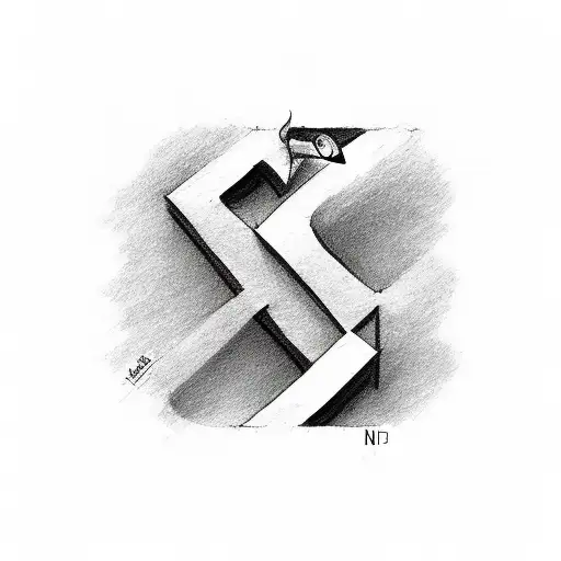 The Letter N Mixed With A Guitar