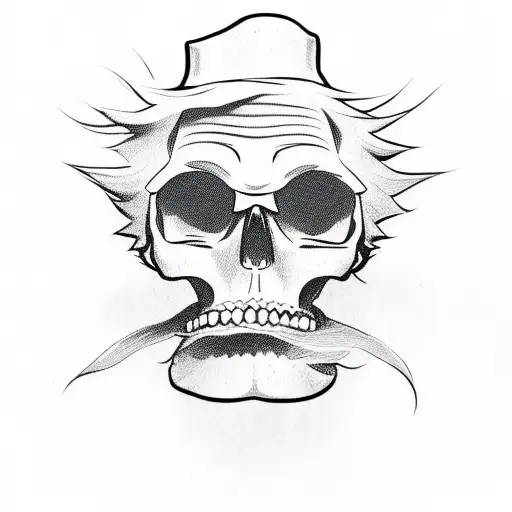 Skull Rick And Morty