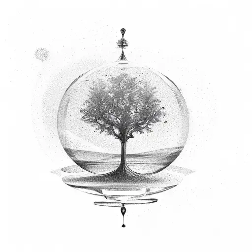 Tree With Hourglass