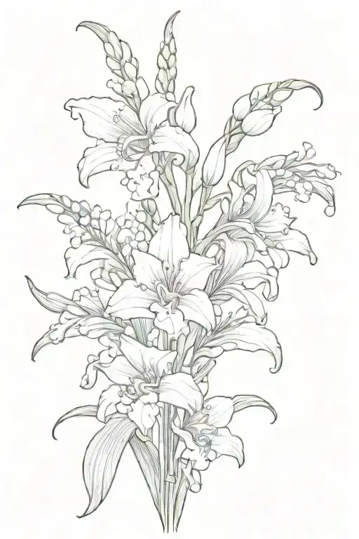 Gladiolus Lily Of The Valley