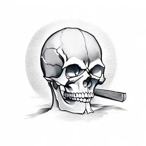 Grim Reaper With Skull