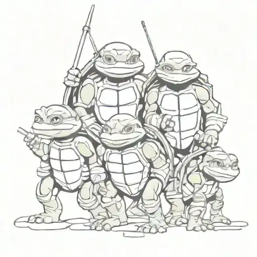 Little Ninja Turtles Kids