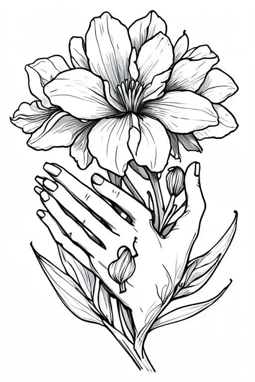 Freesia Flower Where The Stem Is Holding Hands Holding And Unconditional Love Symbol