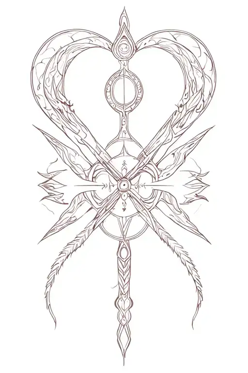 Shamanic Symbol Of Merging