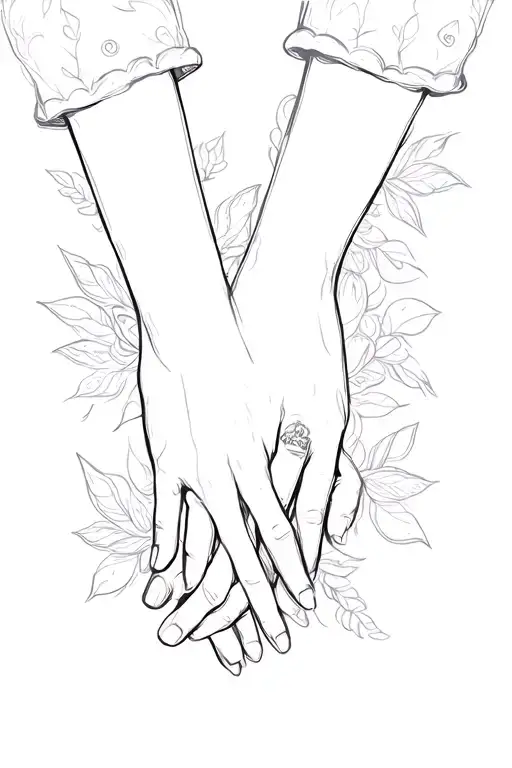 Holding Hands Holding Each Other